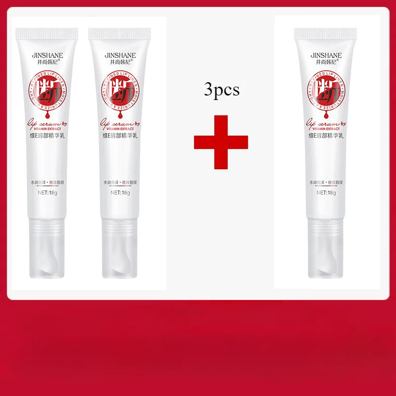 18g Lip Balm Essence Milk Lightens Dark Lips Moisturizing Fade Lip Lines Remove Wrinkles Anti-Aging Brightening Repair Lip Care