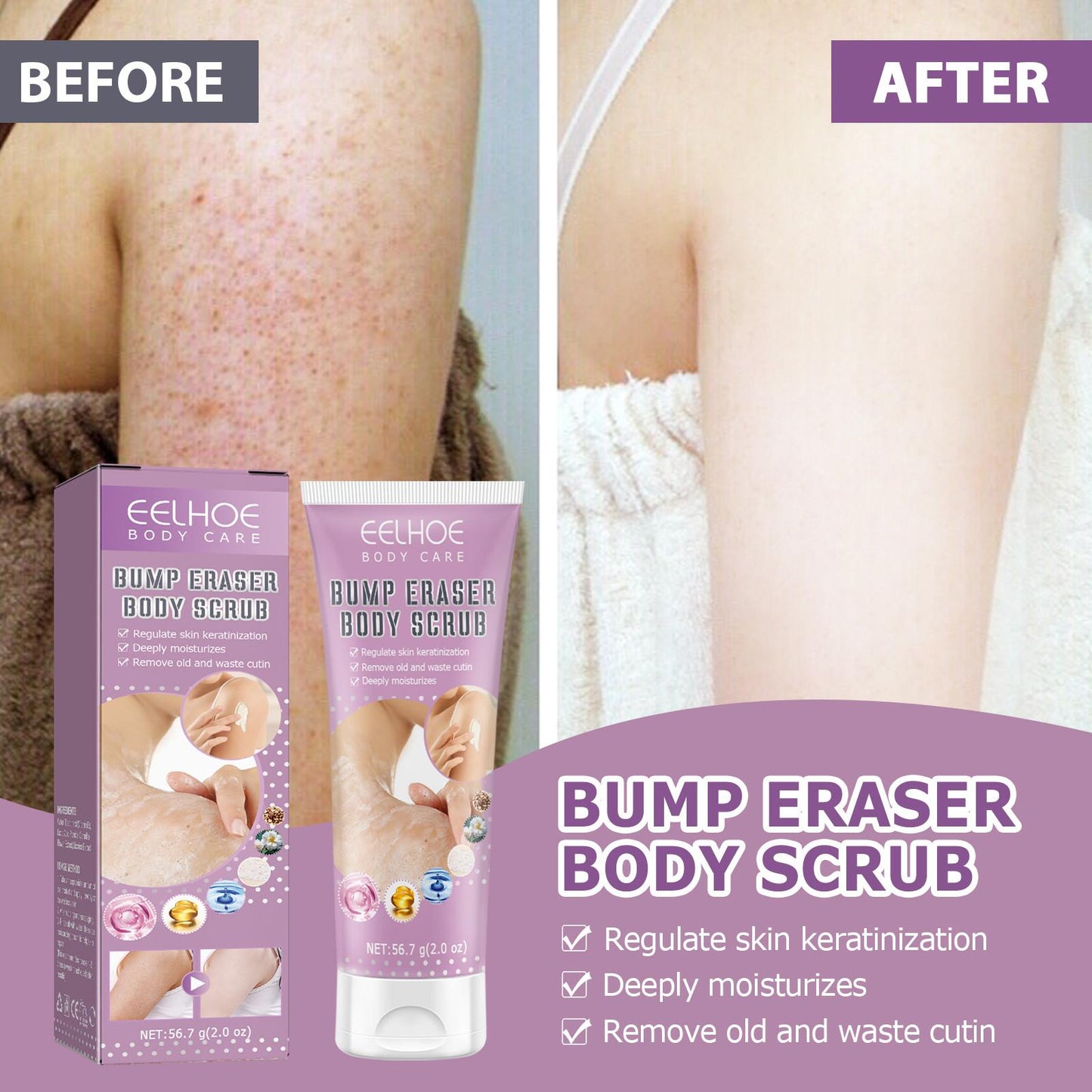 Body Scrub Mild Exfoliation Improve Strawberry Skin Chicken Skin Smooth Skin Dredge Pores Comfortable Rough Body Scrub Cream