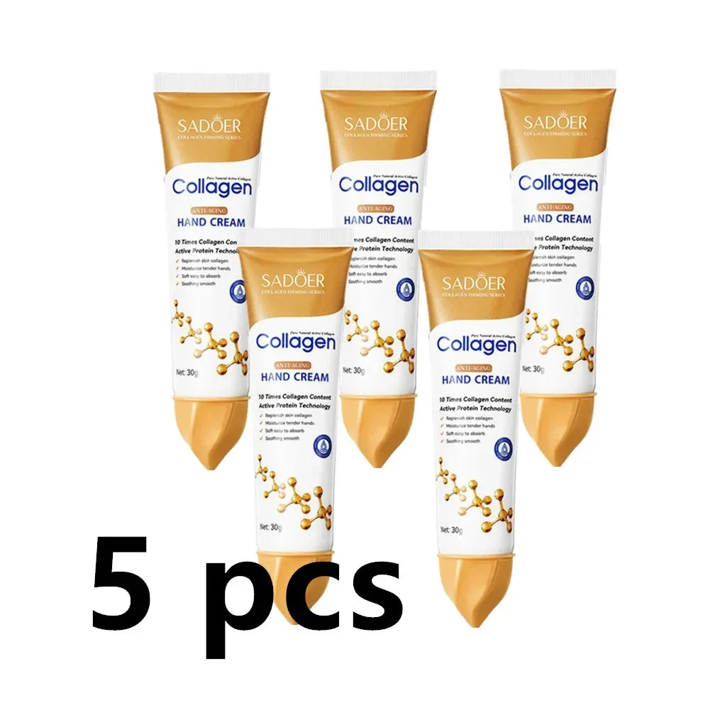 LOT Collagen Anti-wrinkle Hand Cream Anti-Aging Repair Nourishing Exfoliating Calluses Removal Gel Whitening Moisturizing Skin
