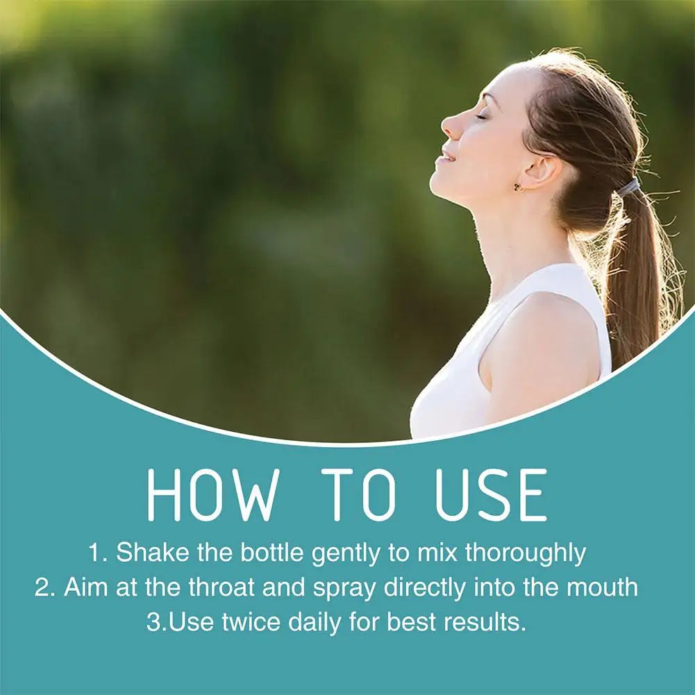 Lung Breath Spray 30ml Plant Formula Cleanser Mist For Lung Care Lung Respiratory Support Spray For Women Men Senior D8W6