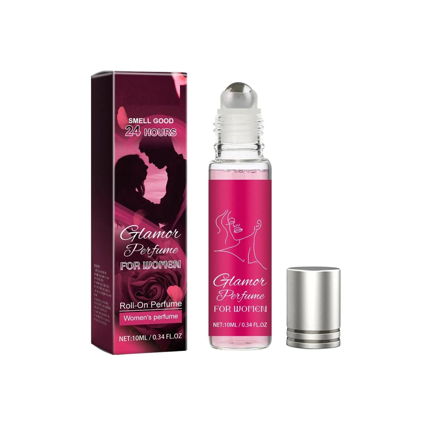 Pheromone Roller Perfume Oil, Pheromone Perfume, Perfume Party Perfume For Couples, Heart Stirring Gift Rose Ocean Scent,10ML
