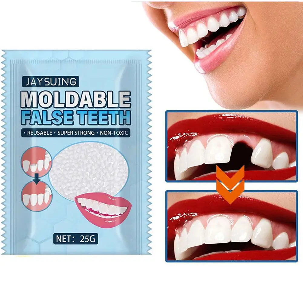 Resin 25g Temporary Tooth Repair Kit Teeth And Gaps Whitening Teeth False Tooth Adhesive Denture Teeth Solid Glue Beauty B6P6