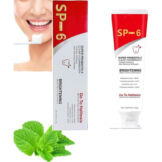 Sp-6 Ultra Whitening Toothpaste,Probiotic Sp-6 Toothpaste,SP 6 Toothpaste,Ultra Whitening Toothpaste Sp-6 (1pc)