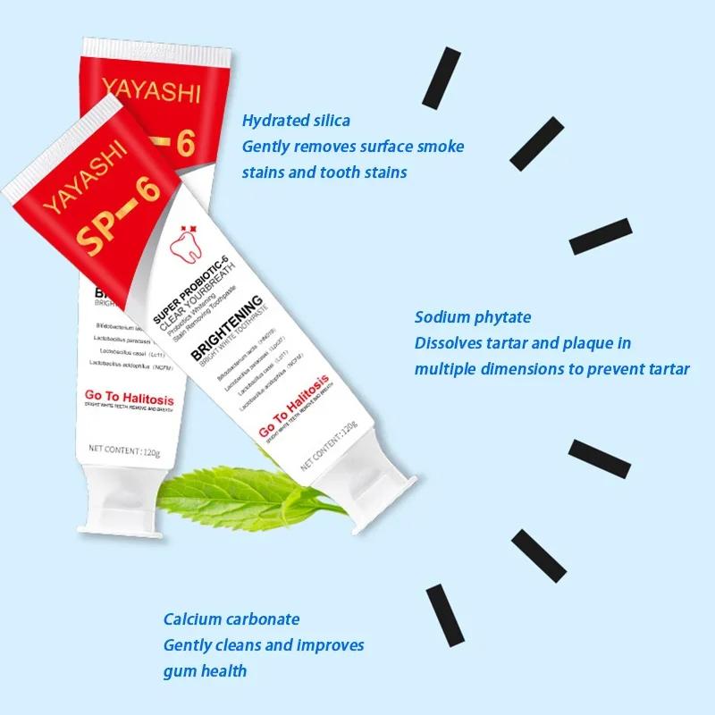 Sale!! Sale!! SP-4/6 Probiotic Toothpaste Effective Cleaning Teeth And Refreshing Breath Oral Cleaning Toothpaste Teeth Care Products