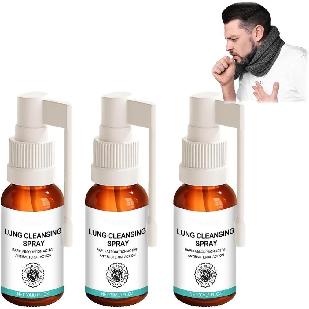 Sale!! 3/5PCS Lung Cleansing Spray,Lung Cleanse Mist,Herbal Lung Cleanse Mist Powerful Lung Support & Cleanse & Respiratory Health Care