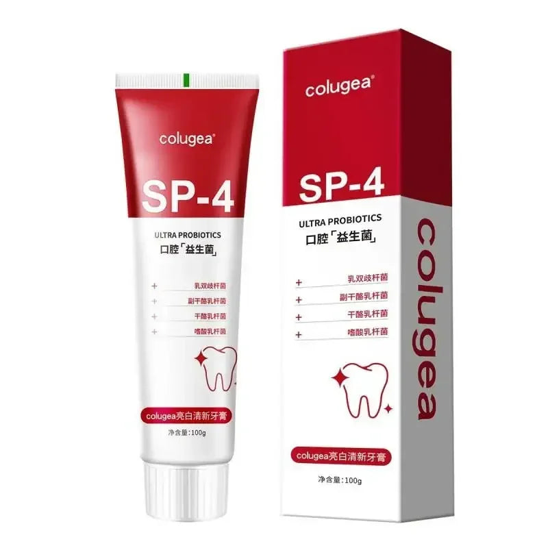 100g Probiotic Toothpaste SP-4 Whitening Tooth Remove Plaque Stains Teeth Whitener Oral Hygiene Clean Fresh Breath Dental New