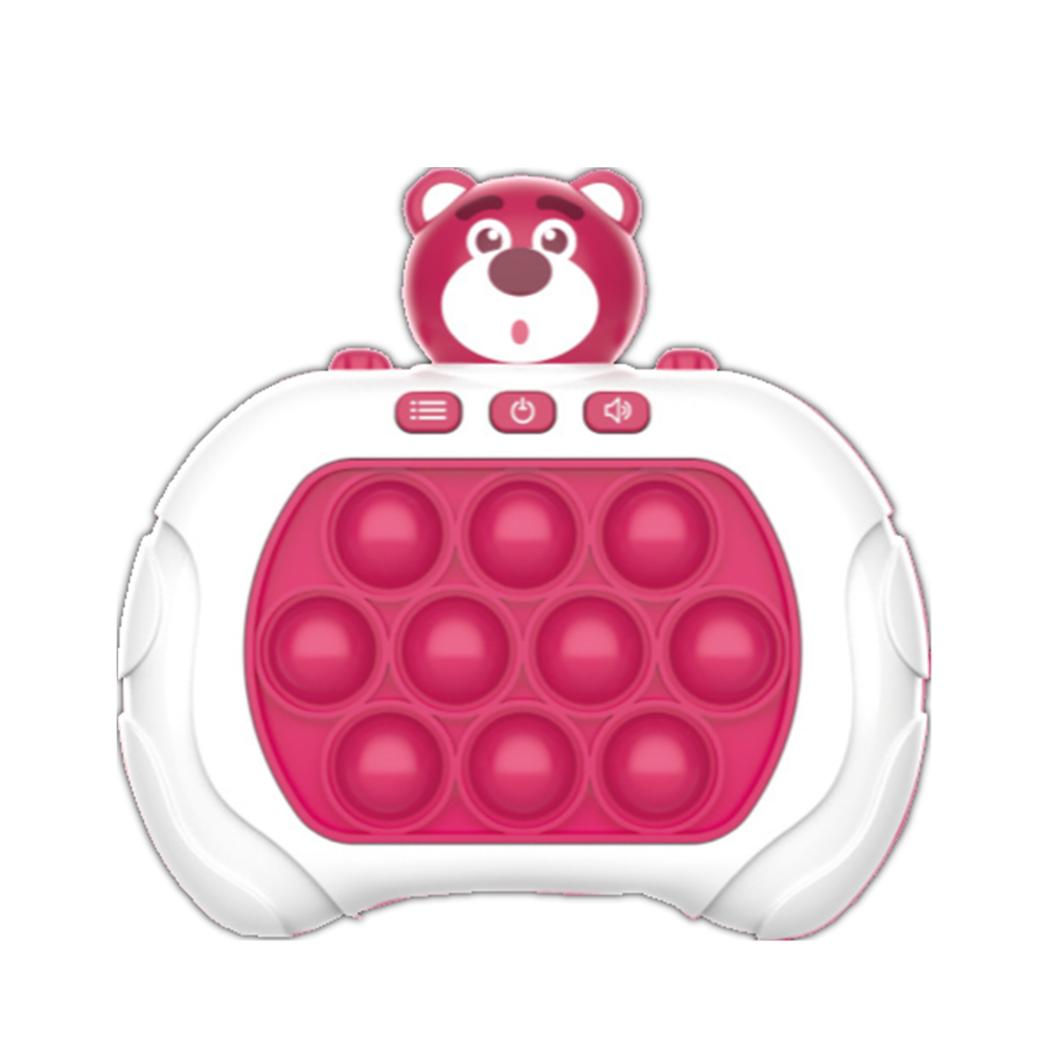Mario Cute Quick Push Pop Game It Fidget Toys Pro for Kids Adults, Handheld Game Fast Puzzle Game Machine Push Bubble Stress Toy, Relief Party Favors, for Kid