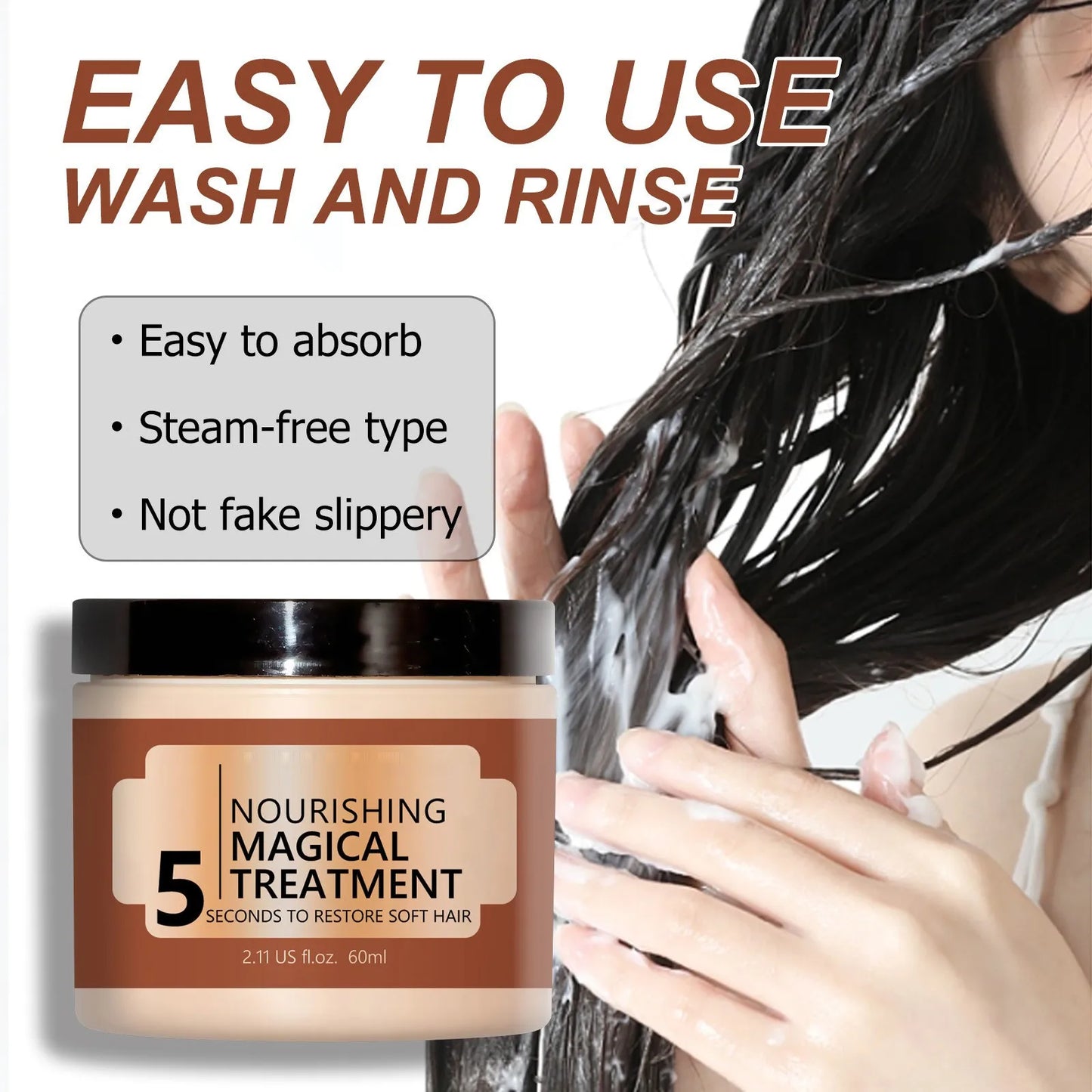 2024 High-quality Nourishing Magical Hair Mask Advanced Molecular Hair Root Deep Conditioner For Dry Damaged Hair