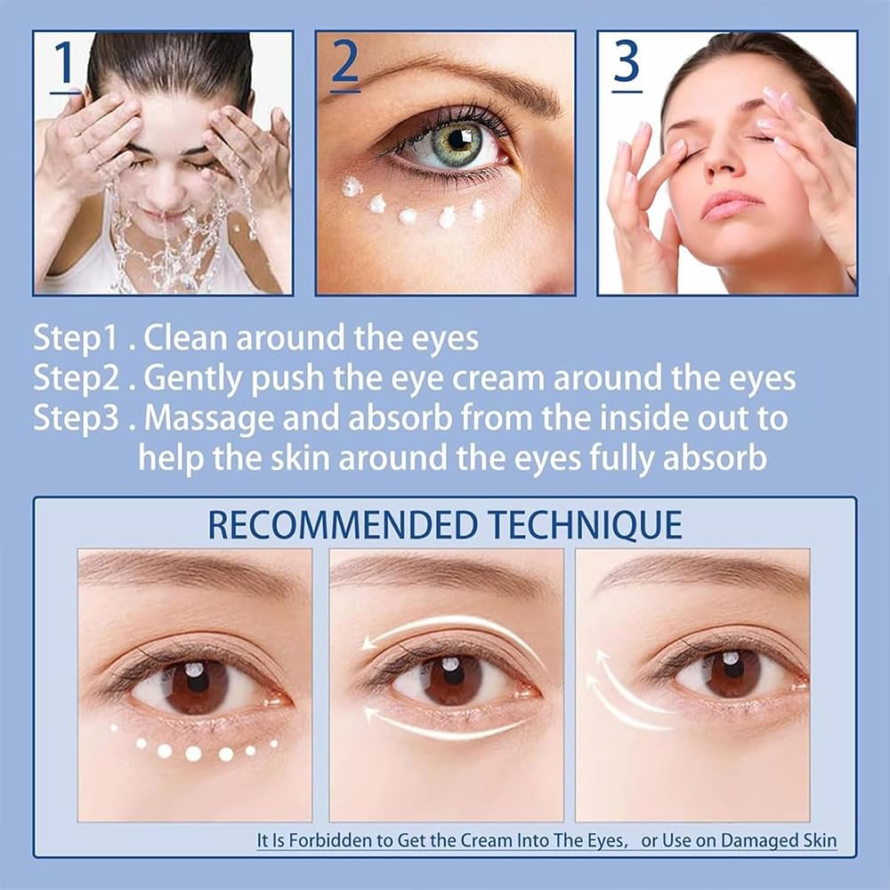 Sale!! Lumineyez Repair Essence Eye Essence,Instant Lumineyez Collagen Anti-Wrinkle Eye Cream,Anti Wrinkle Moisturizing Fine Lines Firming De-Puffiness Dark Circles Anti-Aging Eye Cream (1Pc)