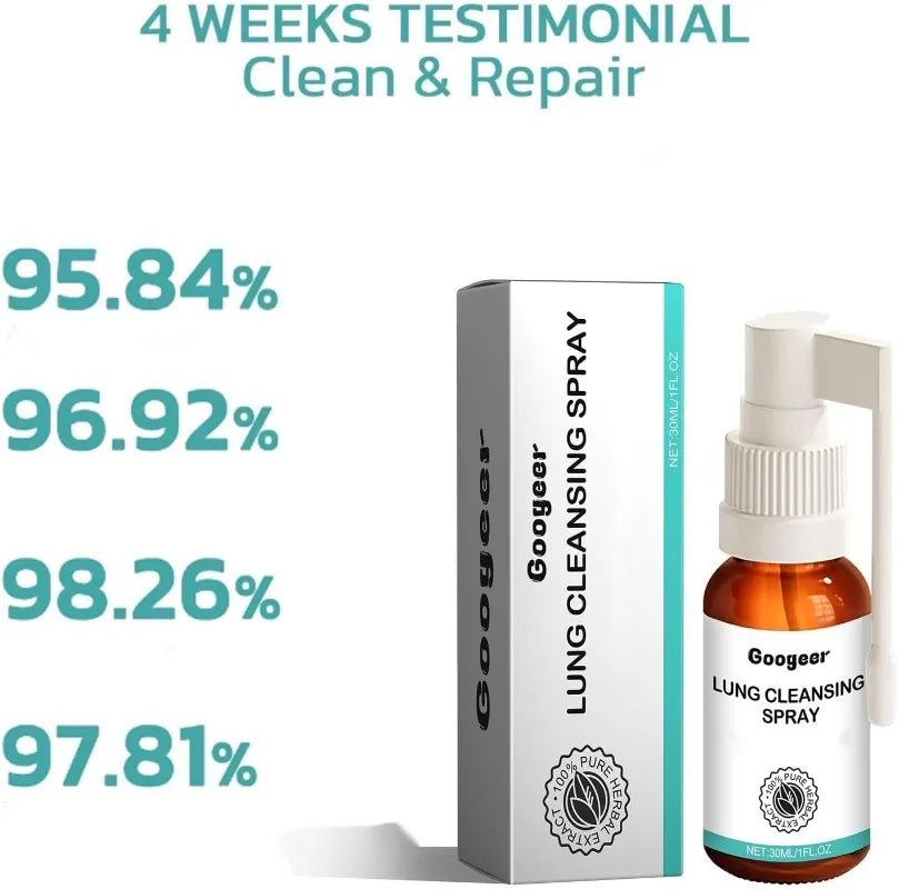 3/5PCS Lung Cleansing Spray,Lung Cleanse Mist,Herbal Lung Cleanse Mist Powerful Lung Support & Cleanse & Respiratory Health Care
