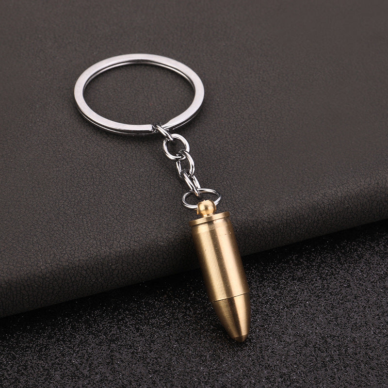 1Pcs Simulation Bullet Gourd Shaped Keychain Portable Ear Spoon Pendant Keyring Women Men Fashion Car Key Chains Jewelry Gifts