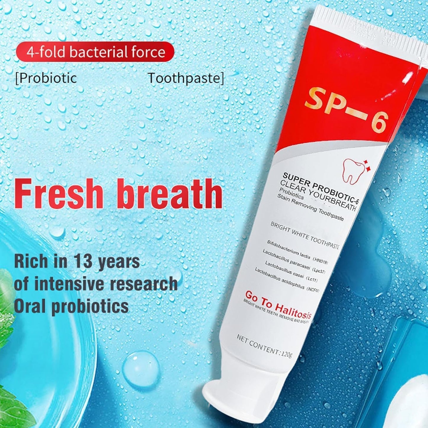 Sp-6 Ultra Whitening Toothpaste,Probiotic Sp-6 Toothpaste,SP 6 Toothpaste,Ultra Whitening Toothpaste Sp-6 (1pc)