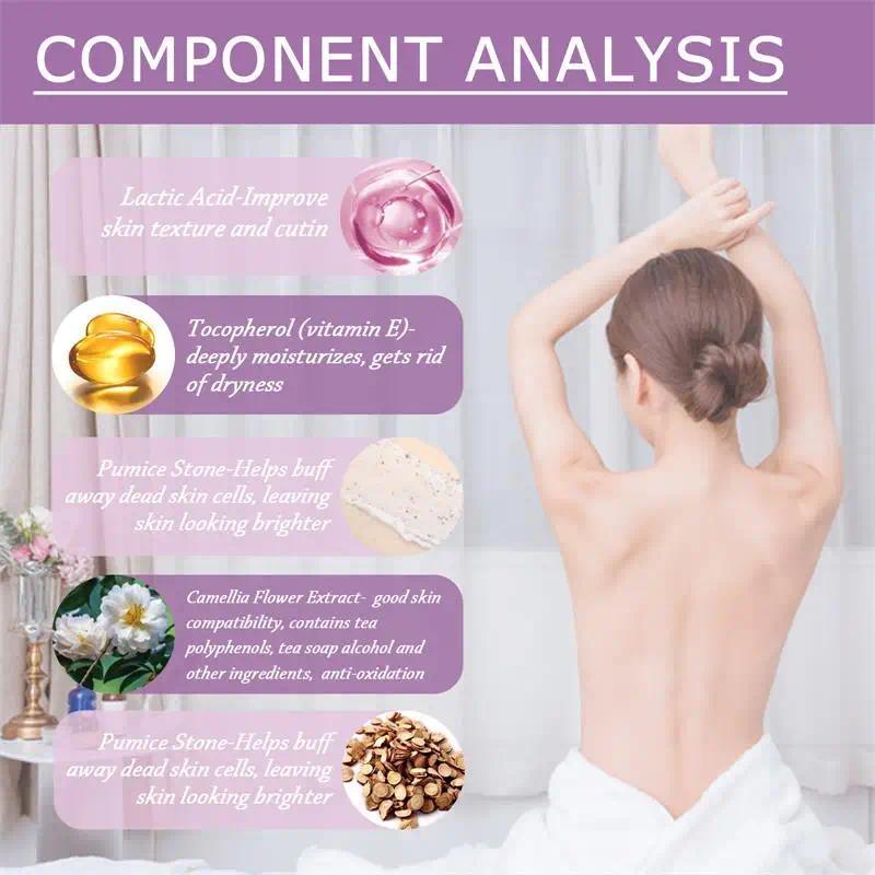 Moisturizing Body Scrub Repairing Keratin Hyperplasia Removing Strawberry Legs Repairing Nourishing Body Skincare Products