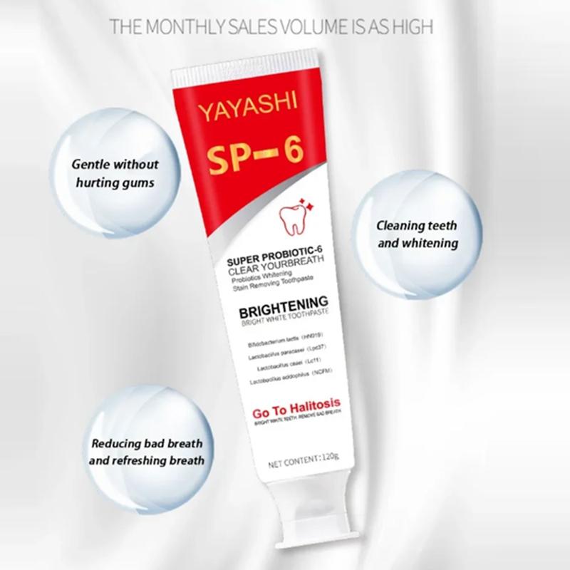 Sale!! Probiotic Toothpaste SP-6 Clean Teeth Remove Tartar Toothpaste 100g Fresh Breath Oral Care Products Toothpaste
