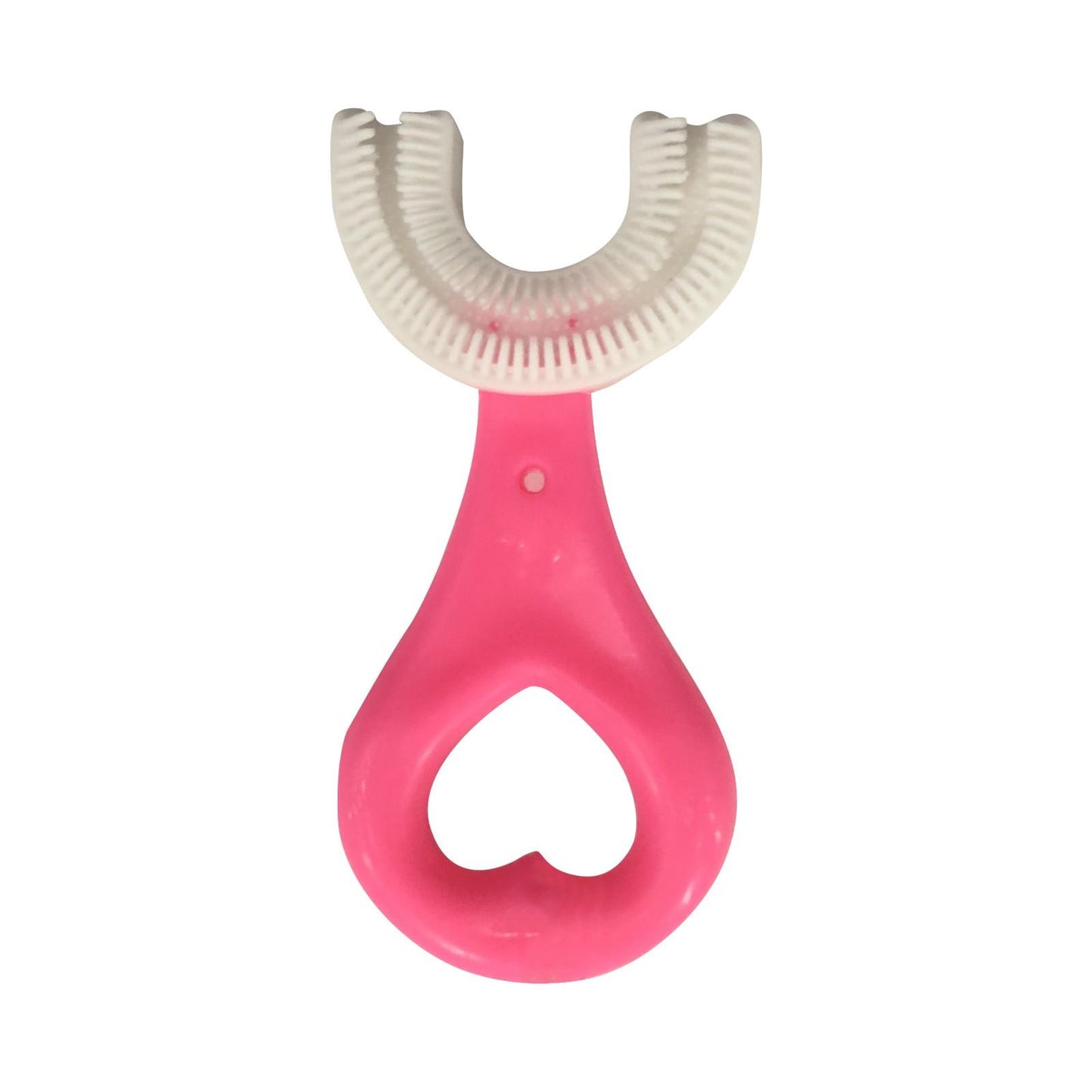 Kids U Shaped Toothbrush For 2 6 Years Food Grade Soft Silicone Brush Head 360 Oral Teeth Cleaning Design For Toddlers And Child