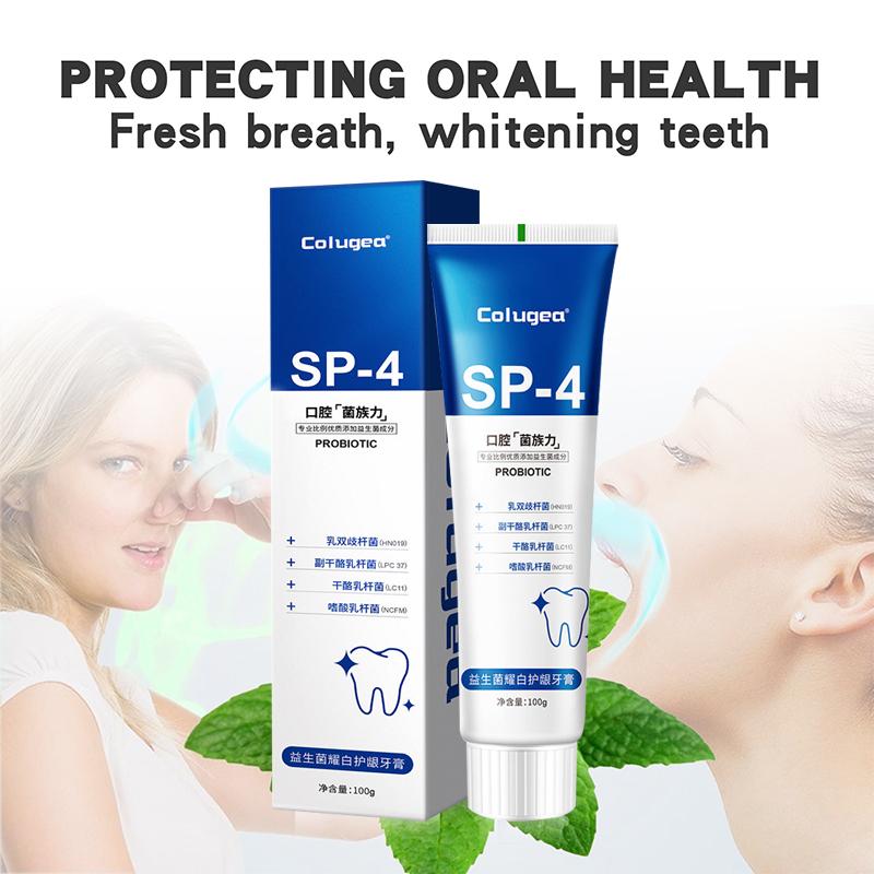 Sale!! 100g Probiotic Toothpaste SP-4 Tooth Whitening Stain Removal Breath Refreshing Toothpaste Hygiene Clean Oral Care Dental Health