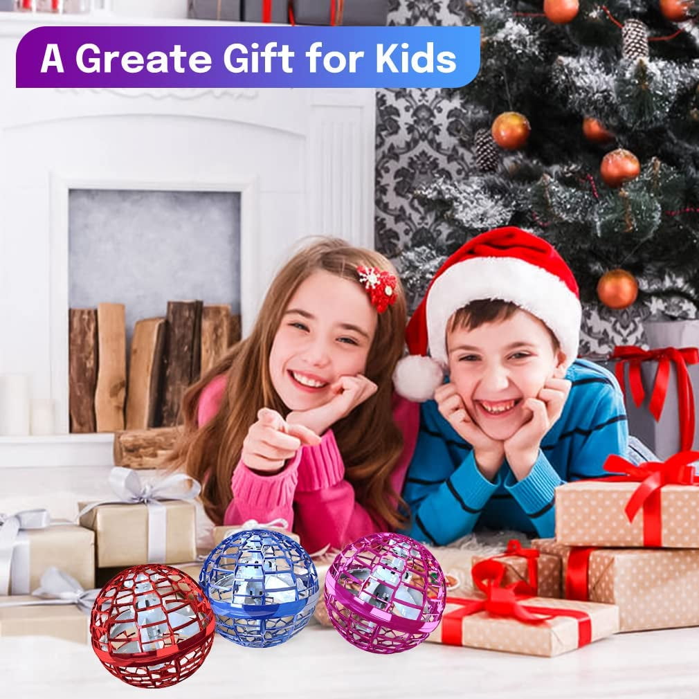 Flying Orb ball flying ball toys, fly orb hover ball floating boomerang spinner drone flying boomerang balls, cool toys gifts for 6 7 8 9 10 12 13 14 15 year old boys girls teens (blue)