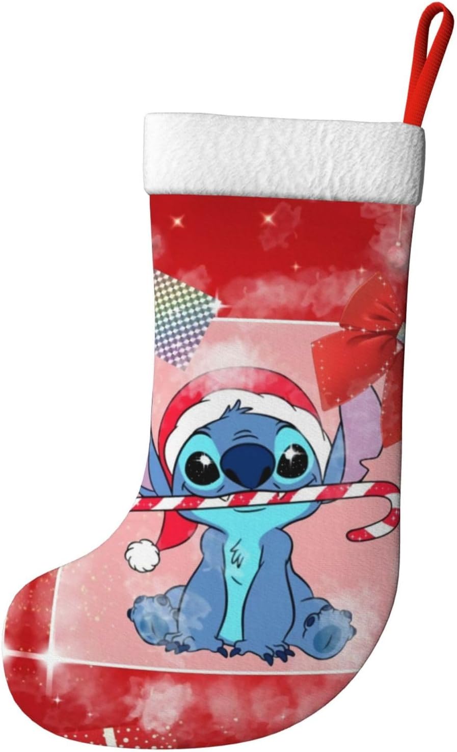 Christmas Stockings Cartoon Xmas Fireplace Hanging Stockings for Home Holiday Party Decor Gift 17.7 Inch