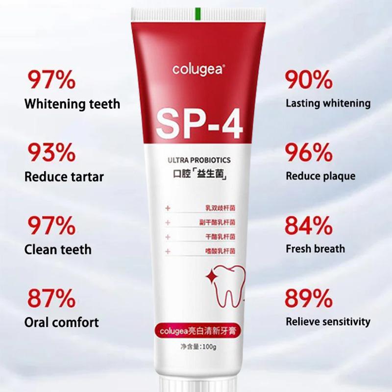 Sale!! 100g Probiotic Toothpaste SP-4 Tooth Whitening Stain Removal Breath Refreshing Toothpaste Hygiene Clean Oral Care Dental Health