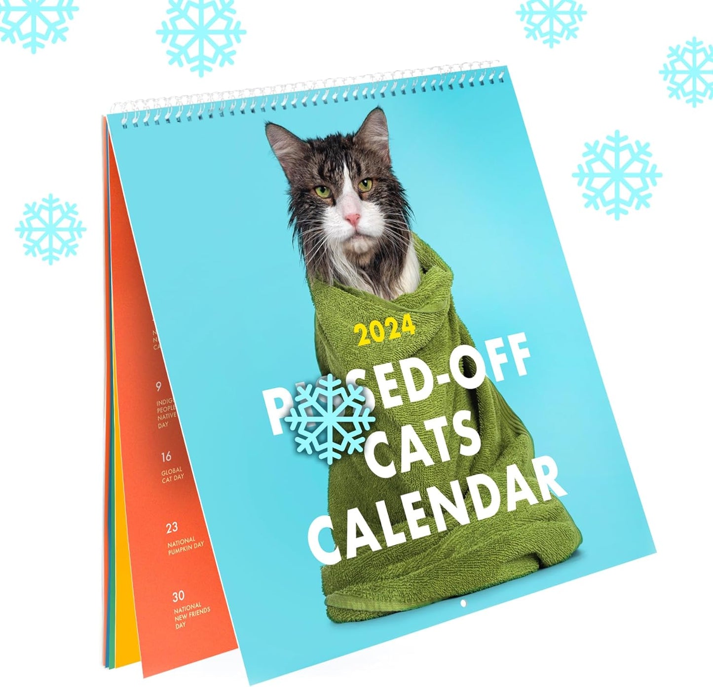 2024 Snarky Cats Calendar - Funny, Sassy Holiday Gift for Cat lovers - 12 Month Planner for Joke Present