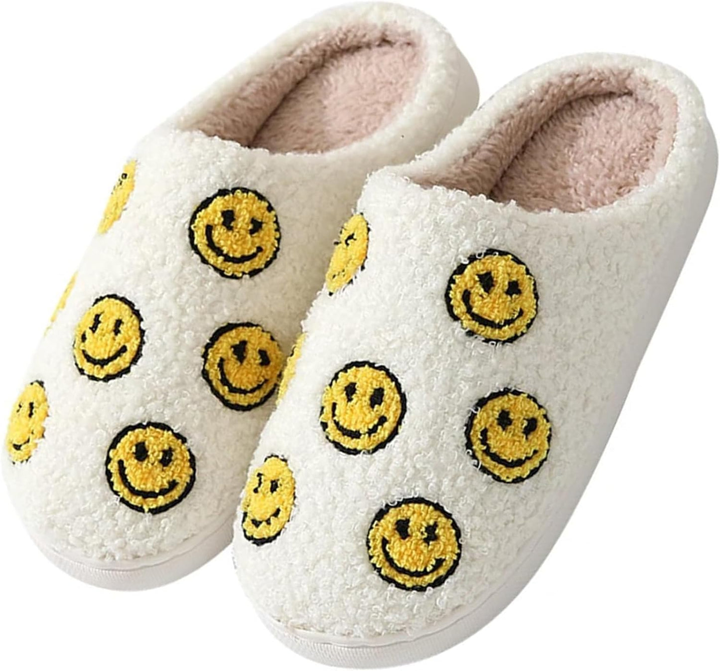 LLOVEJMP Retro Checkered Slippers, Evil Eyes Slippers, Soft Plush Comfy Women Slippers, Halloween Pumpkin Slippers, Preppy Scuff Slides, Womens Cozy Memory Foam Slipper with Anti-Slip Sole