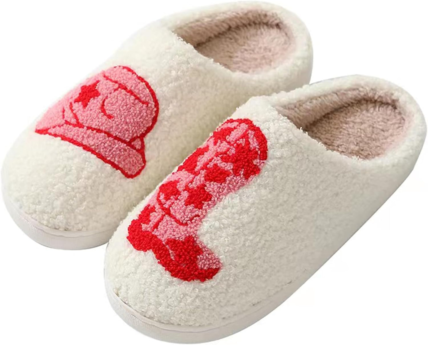 LLOVEJMP Retro Checkered Slippers, Evil Eyes Slippers, Soft Plush Comfy Women Slippers, Halloween Pumpkin Slippers, Preppy Scuff Slides, Womens Cozy Memory Foam Slipper with Anti-Slip Sole
