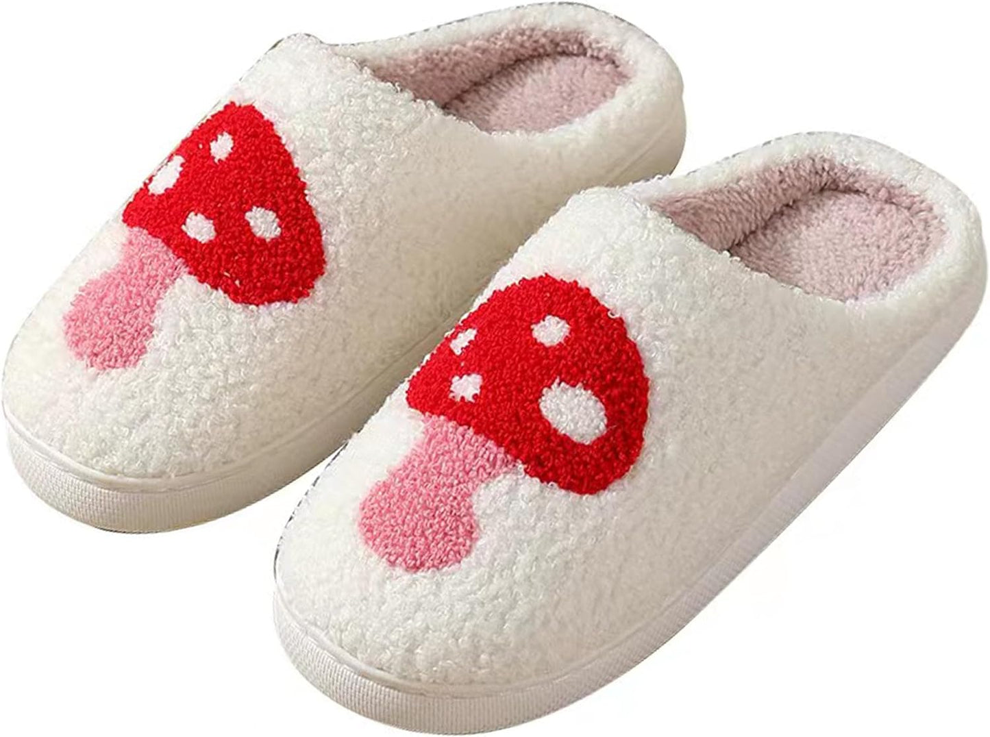 LLOVEJMP Retro Checkered Slippers, Evil Eyes Slippers, Soft Plush Comfy Women Slippers, Halloween Pumpkin Slippers, Preppy Scuff Slides, Womens Cozy Memory Foam Slipper with Anti-Slip Sole
