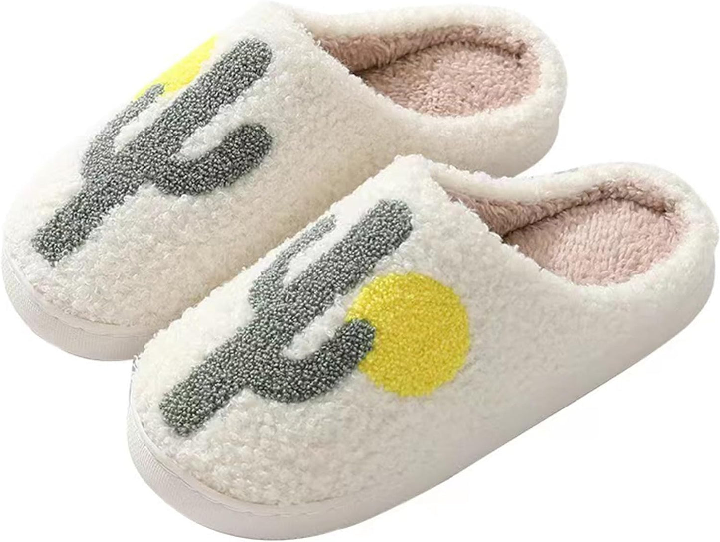 LLOVEJMP Retro Checkered Slippers, Evil Eyes Slippers, Soft Plush Comfy Women Slippers, Halloween Pumpkin Slippers, Preppy Scuff Slides, Womens Cozy Memory Foam Slipper with Anti-Slip Sole