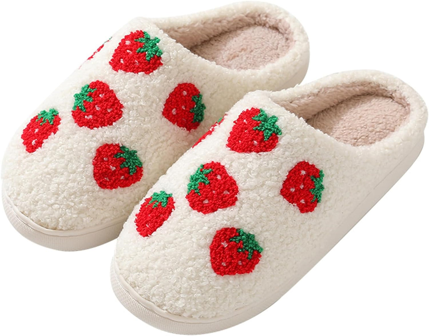 LLOVEJMP Retro Checkered Slippers, Evil Eyes Slippers, Soft Plush Comfy Women Slippers, Halloween Pumpkin Slippers, Preppy Scuff Slides, Womens Cozy Memory Foam Slipper with Anti-Slip Sole