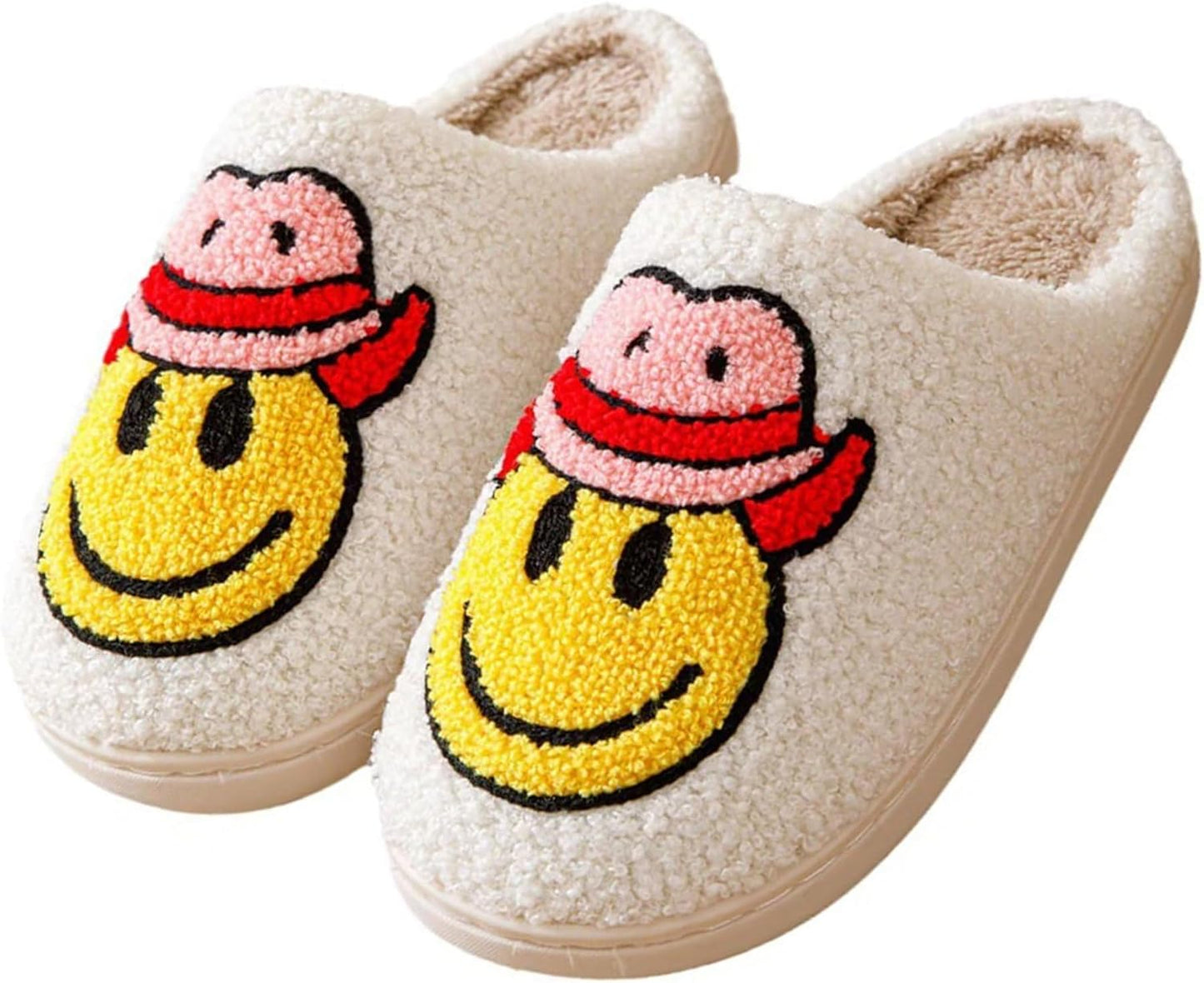 LLOVEJMP Retro Checkered Slippers, Evil Eyes Slippers, Soft Plush Comfy Women Slippers, Halloween Pumpkin Slippers, Preppy Scuff Slides, Womens Cozy Memory Foam Slipper with Anti-Slip Sole