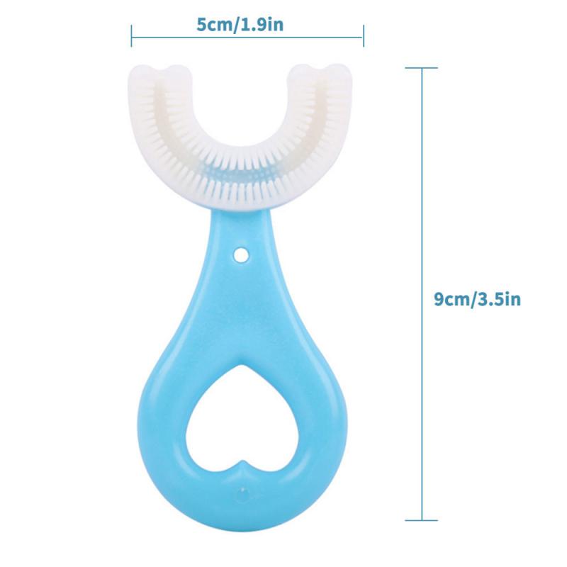 Baby Toothbrush Children U-shaped Child Toothbrush Teethers Soft Silicone Baby Brush Kids Teeth Oral Care Cleaning