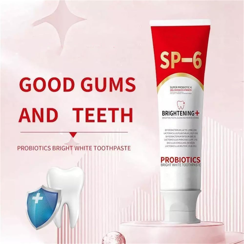 Sp-6 Ultra Whitening Toothpaste,Probiotic Sp-6 Toothpaste,SP 6 Toothpaste,Ultra Whitening Toothpaste Sp-6 (1pc)