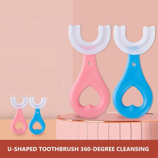 Baby Toothbrush Children U-shaped Child Toothbrush Teethers Soft Silicone Baby Brush Kids Teeth Oral Care Cleaning