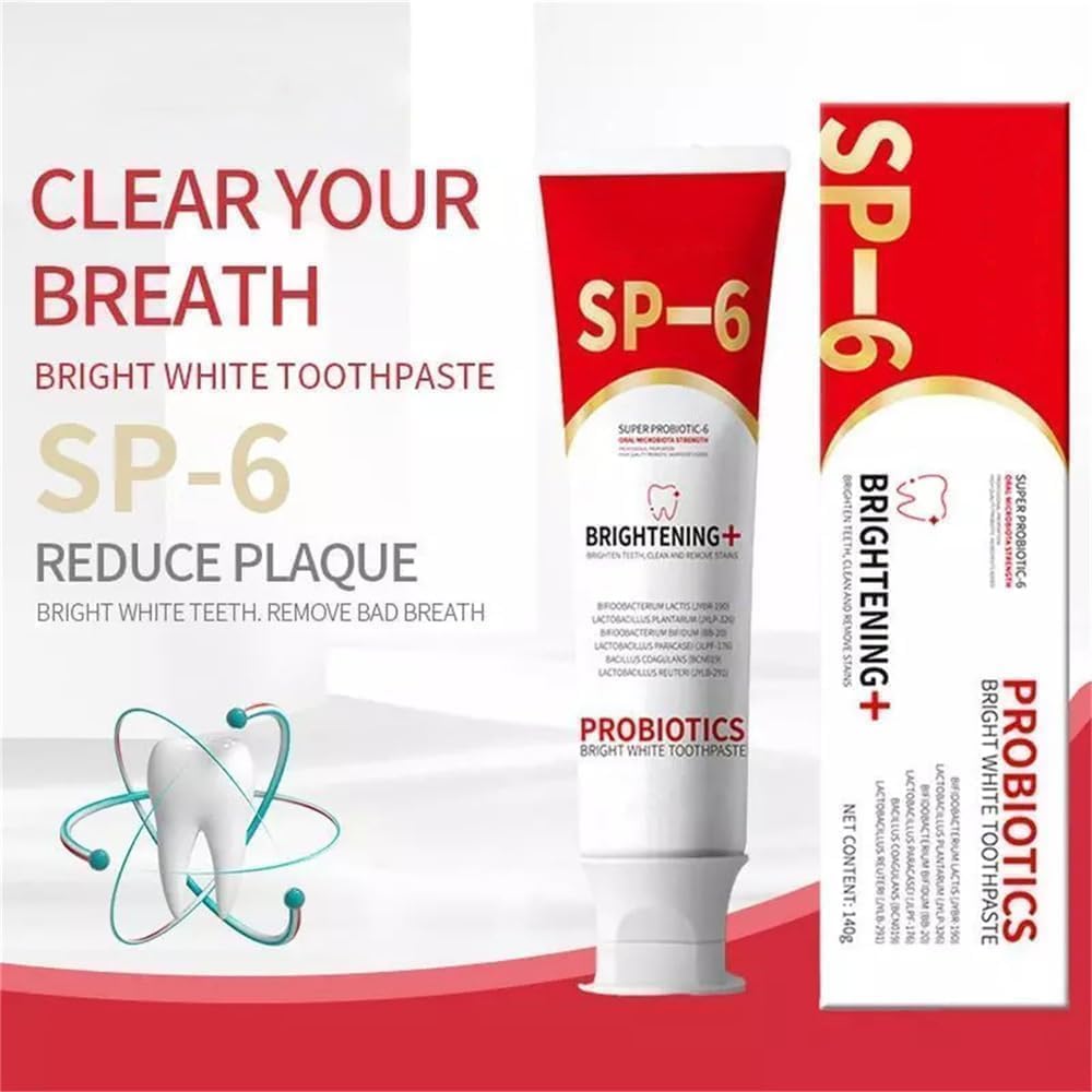 Sp-6 Ultra Whitening Toothpaste,Probiotic Sp-6 Toothpaste,SP 6 Toothpaste,Ultra Whitening Toothpaste Sp-6 (1pc)