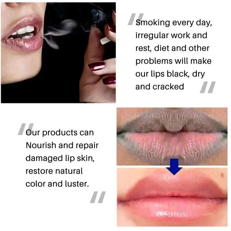 Remove Dark Lighten Melanin Lip Mask Fade Lip Line Brighten Exfoliating Moisturize Dead Skin Repair Lip Care