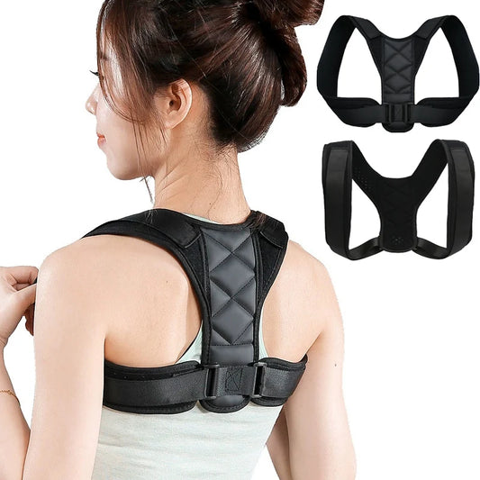 Adjustable Back Brace Support Invisible Shoulder Posture Corrector Spine Neck Health Correction Belt Home Office For Man Women