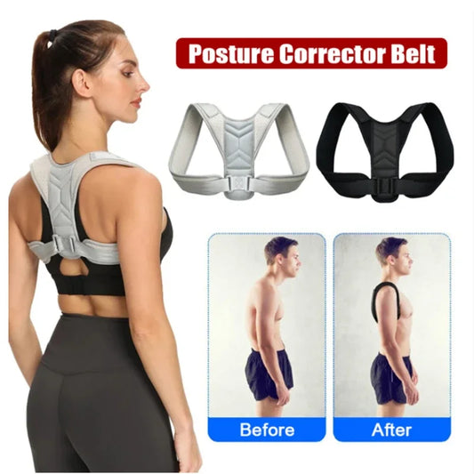 Back Posture Corrector Adjustable Neck Brace Training Equipment Home Office Man Woman Postura Shoulder Support Correction Belt