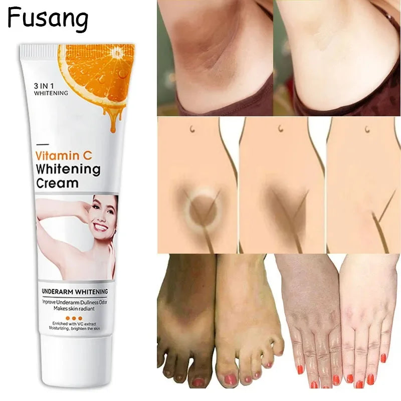 Brightening Knee Joints Armpits Cream Lightening Melanin Body Brighten Cream Moisturizing Smooth Skin Vitamin C Lotion Cream