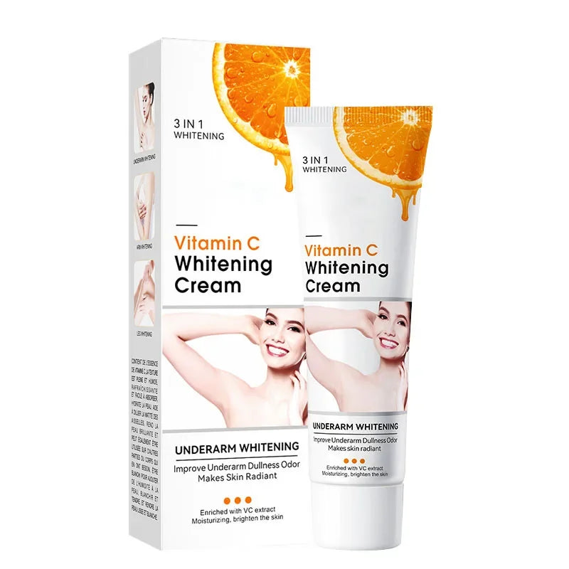 Brightening Knee Joints Armpits Cream Lightening Melanin Body Brighten Cream Moisturizing Smooth Skin Vitamin C Lotion Cream