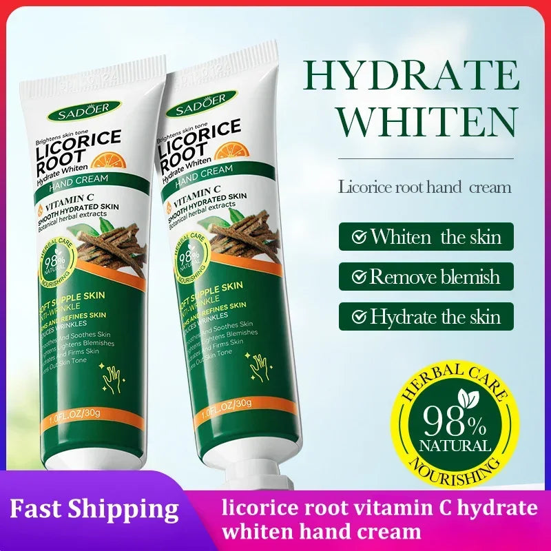 Fast Whitening Dark Knuckles Brighten Hand Cream Moisturizing Intense Stains Remover Melanin Corrector Products Skin Care 2024