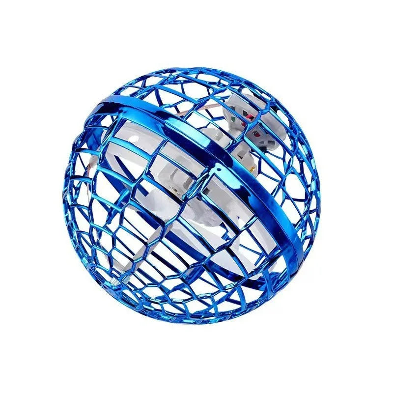 Flying Orb Ball Spinner Toy Mini Drone UFO with LED Light Kids Gifts Game 360° Rotating Kids Toys Christmas Birthday Gifts