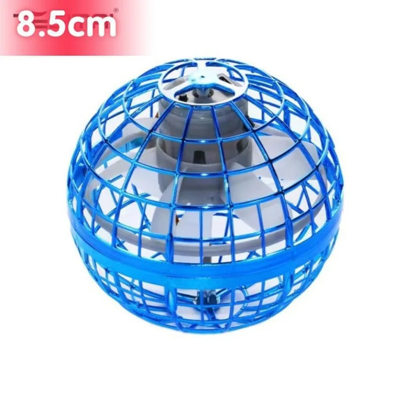 Flying Orb Ball Spinner Toy Mini Drone UFO with LED Light Kids Gifts Game 360° Rotating Kids Toys Christmas Birthday Gifts