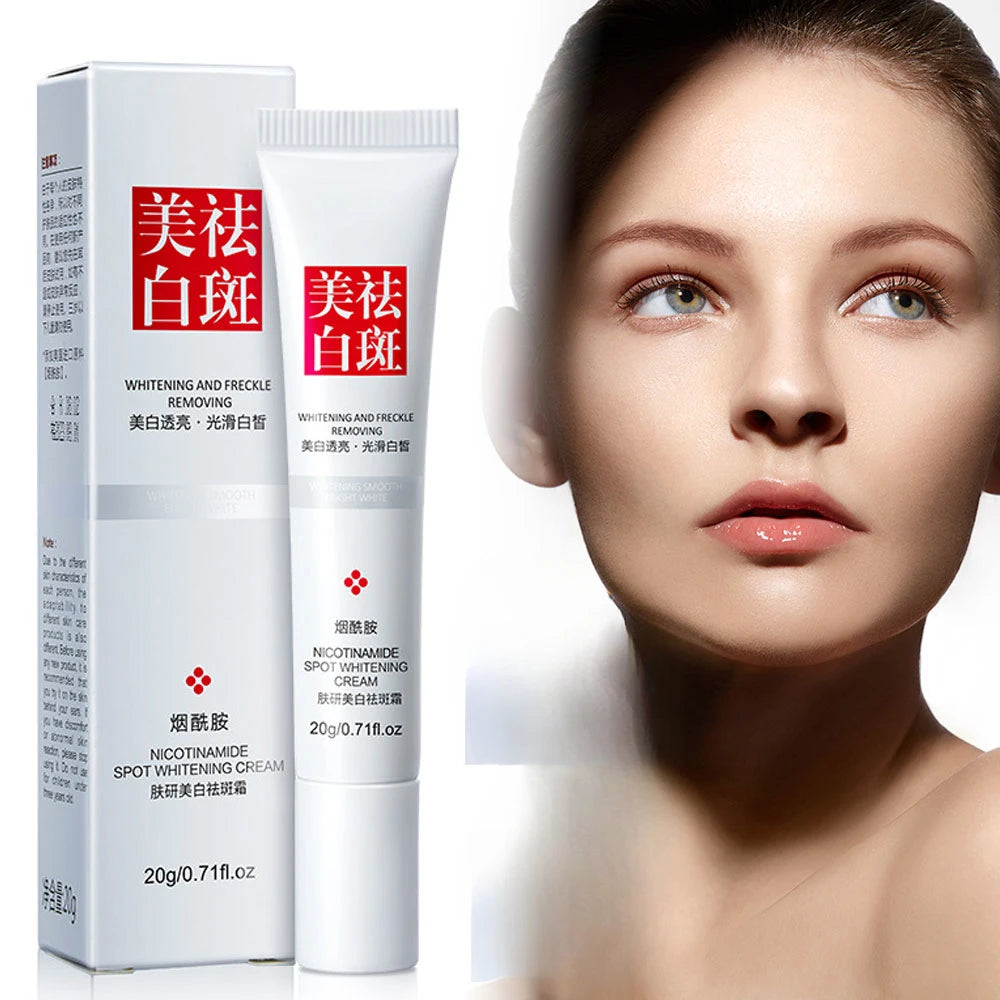 Improve Dullness Remove Dark Spot Brighten Effective Whiten Freckle Cream Melasma Fade Melanin Anti-Pigmentation Face Skin Care