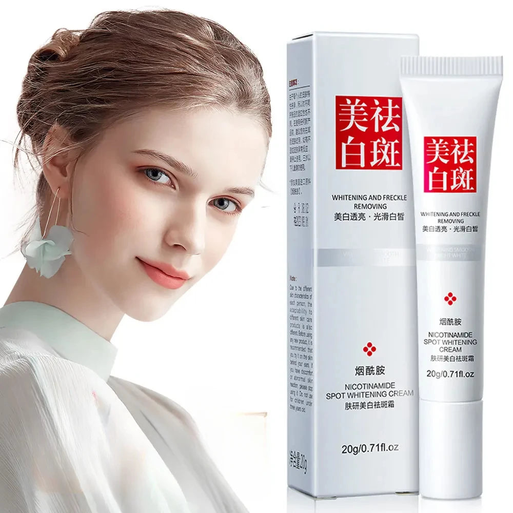 Improve Dullness Remove Dark Spot Brighten Effective Whiten Freckle Cream Melasma Fade Melanin Anti-Pigmentation Face Skin Care