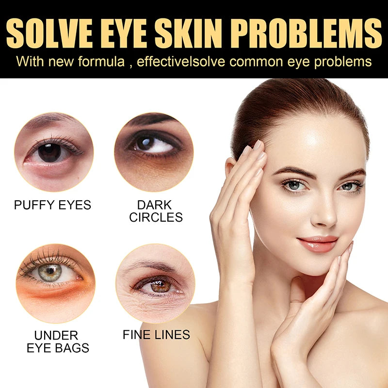 Instant Wrinkle Removal Eye Cream Lifting Firming Eye Cream Anti Aging Moisturizing Remover Dark Circle Eye Care Beauty Health