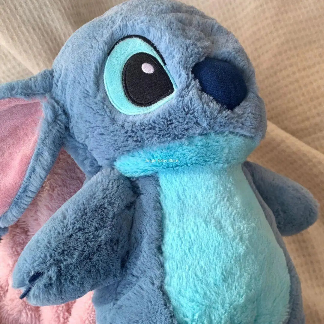 Kawaii Disney Winter Large Plush Hot Water Bottle Cartoon Anime Lilo & Stitch Women's Home Water Filling Hand Warmer Kids Gifts