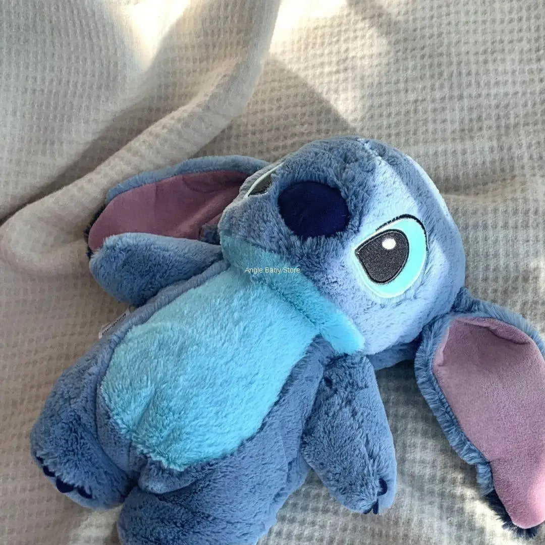 Kawaii Disney Winter Large Plush Hot Water Bottle Cartoon Anime Lilo & Stitch Women's Home Water Filling Hand Warmer Kids Gifts