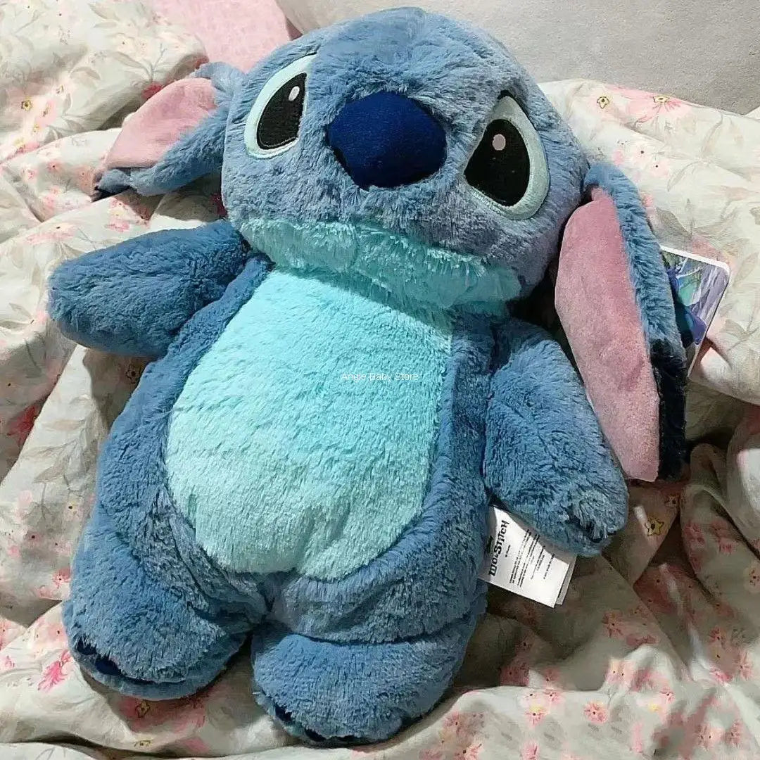 Kawaii Disney Winter Large Plush Hot Water Bottle Cartoon Anime Lilo & Stitch Women's Home Water Filling Hand Warmer Kids Gifts