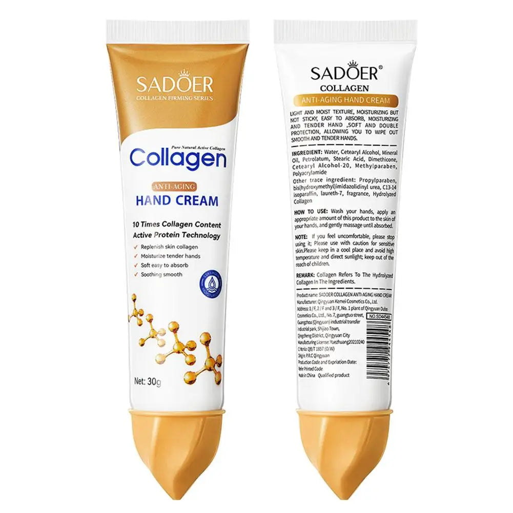 LOT Collagen Anti-wrinkle Hand Cream Anti-Aging Repair Nourishing Exfoliating Calluses Removal Gel Whitening Moisturizing Skin