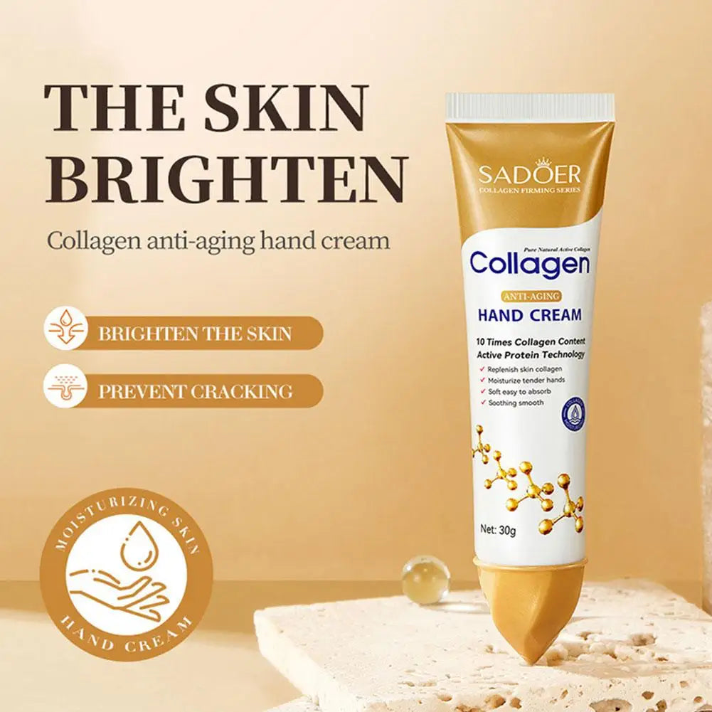 LOT Collagen Anti-wrinkle Hand Cream Anti-Aging Repair Nourishing Exfoliating Calluses Removal Gel Whitening Moisturizing Skin